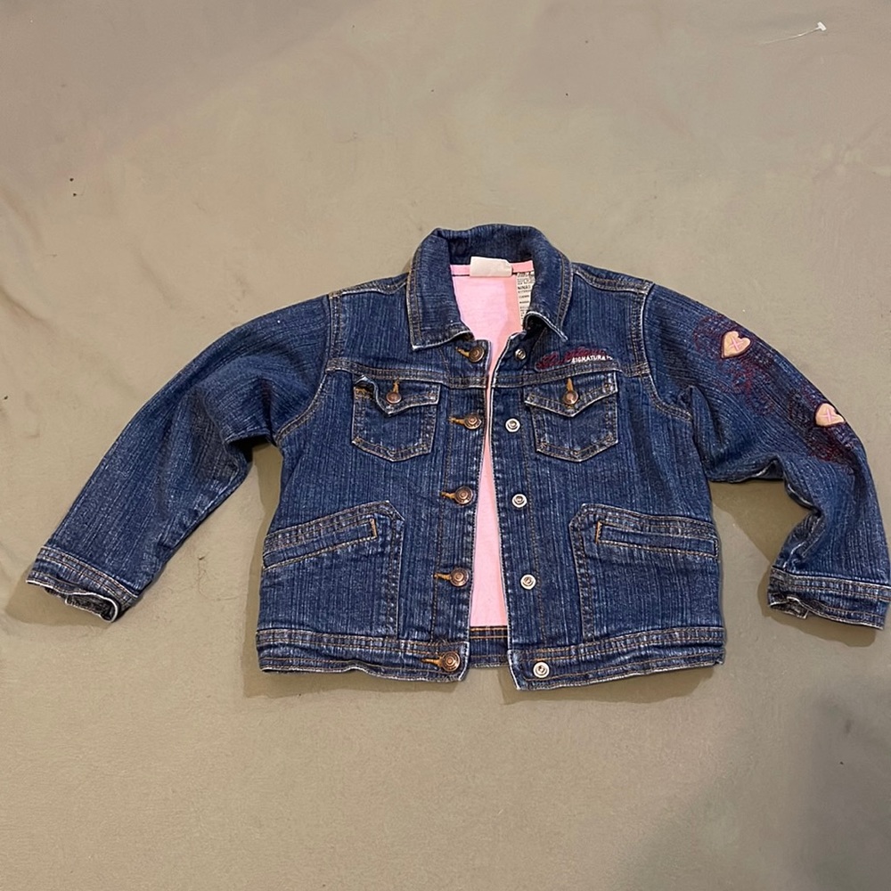 LEVIS Strauss signature, Lovely Toddler Girls size 4”Jacket, fully fleece lined